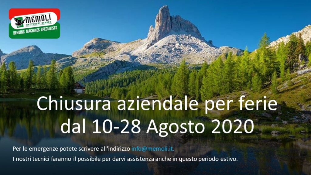 Chiusura aziendale per ferie