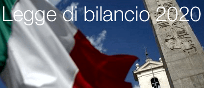 Legge di bilancio 2020